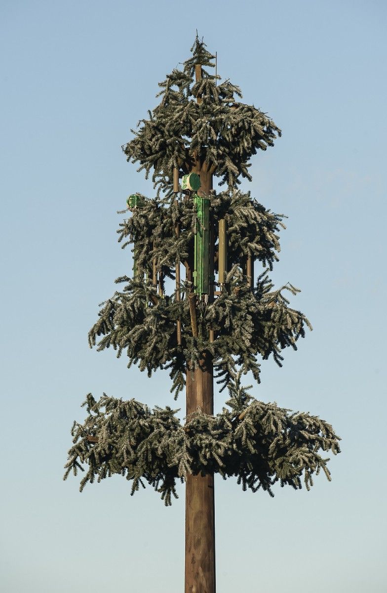 仿生松树通信塔